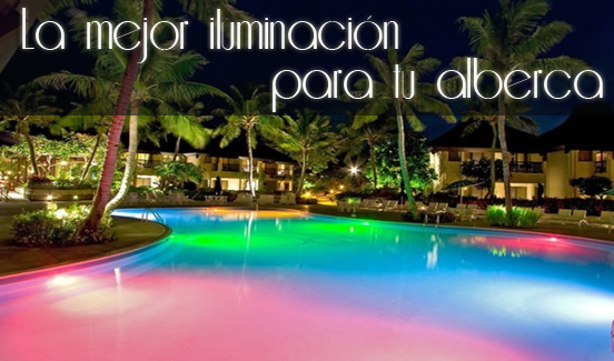 equipos de iluminación para alberca piscina