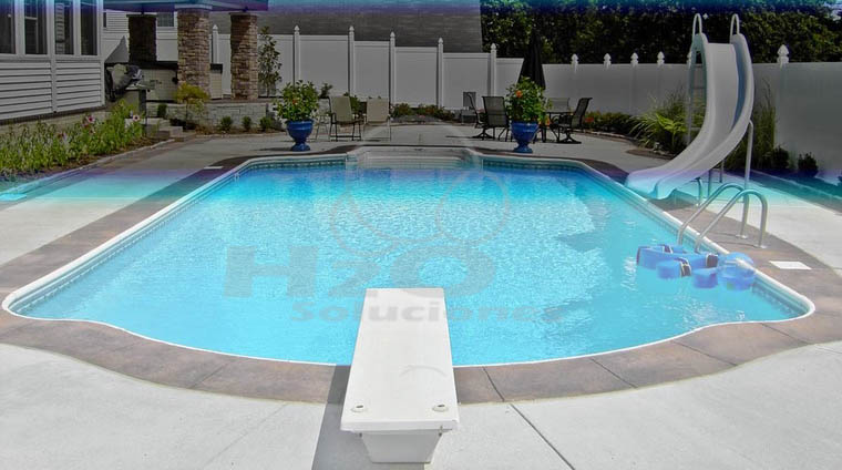 trampolines para albercas, trampolines para piscinas