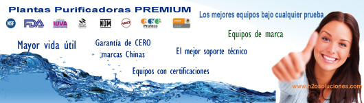 Equipos de purificación premium