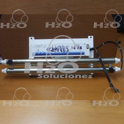 Lampara ultravioleta en acero inoxidable para purificadora de agua