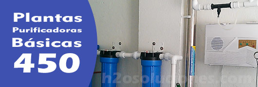 Purificadoras de agua de 450 garrafones