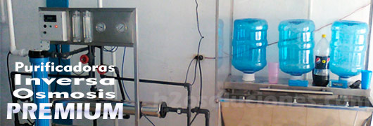 Purificadoras con osmosis invers